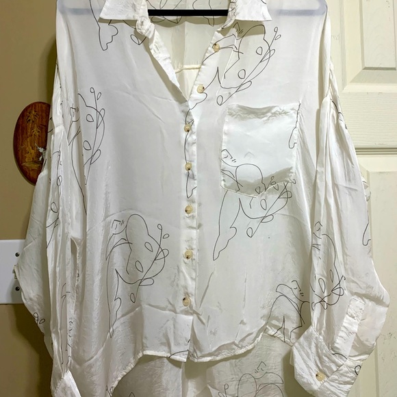 Oh Seven Days - Friday Agusto Blouse (O/S) - Picture 1 of 6